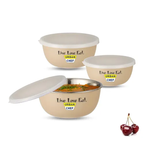 Image of URBAN CHEF Stainless Steel Mixing Bowl Set of 3