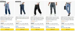 URBAN POCKETS jeans for men upto 91% off