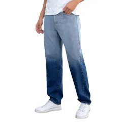 URBAN POCKETS Jeans for Men | Relaxed Fit | Baggy Wide Leg | Streetwear Denim | Everyday Comfort (U-22)