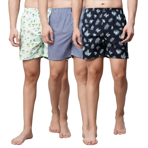 Image of Urban Scottish Ultra-Comfortable Men's Boxer Pants (Pack of 3)