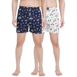 Urban Scottish Ultra-Comfortable Mens Boxer Pants (Pack of 2)