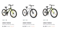 URBAN TERRAIN Bicycle at minimum 70% Discount
