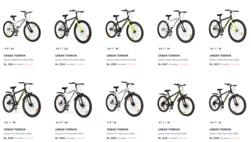 Image of Urban Terrain Bicycle starting @ ₹3262