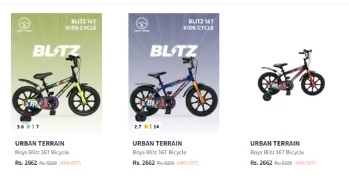 Image of URBAN TERRAIN Cycle Starting At ₹2129 