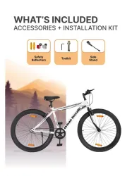 URBAN TERRAIN Galaxy Steel 26T Single Speed Mountain Bike .