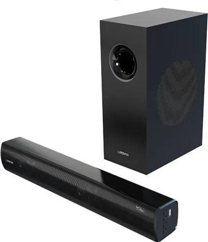Image of Urban UBHA003 80 W Bluetooth Soundbar (Black, 2.1 Channel)