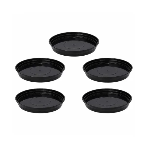 Image of Urban Upvan 8 Inch Black Plant Pot Tray