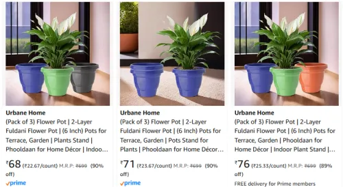 Image of Urbane Flower Pot Up to 90% Discount