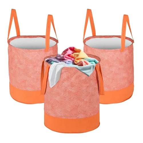 Image of Urbane Home 45L Foldable Laundry Basket pack3