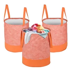 Urbane Home 45L Foldable Laundry Basket pack3