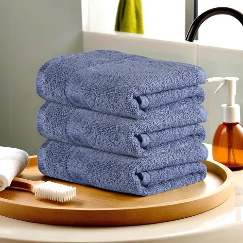 Image of Urbane Home Pack of 3 Cotton Hand/Face Towels for Men & Women | Easily Washable | Workout Gym Napkins for Men |