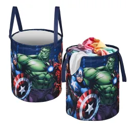 Urbane Home Pack of 2 Foldable Dirty Clothes 45L Laundry Basket