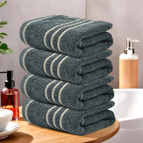 Image of Urbane Home Pack4 Cotton Face Towels 