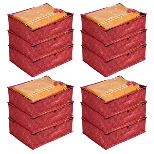 Image of Urbane Home Saree Storage Bag Pack of 12