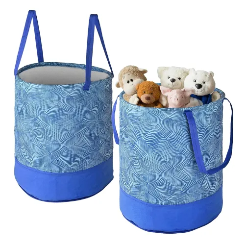 Image of Urbane Home Pack of 2 Foldable 45L Toys Organizer