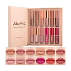 URBANMAC Liquide matte Lipstick 12Pcs 