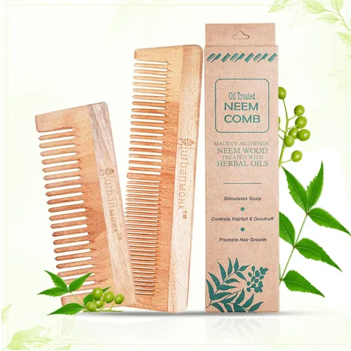 Image of URBANMONK Neem Comb for Hair Growth 