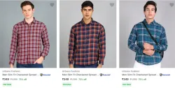 Urbano Fashion Men Casual Shirts Upto 75% Discount