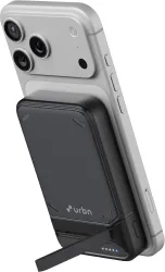 URBN 10000 mAh 22.5 W Wired & Wireless With MagSafe Compact Pocket Size Power Bank (Black, Lithium Polymer, for Mobile, Smartwatch, Earbuds)