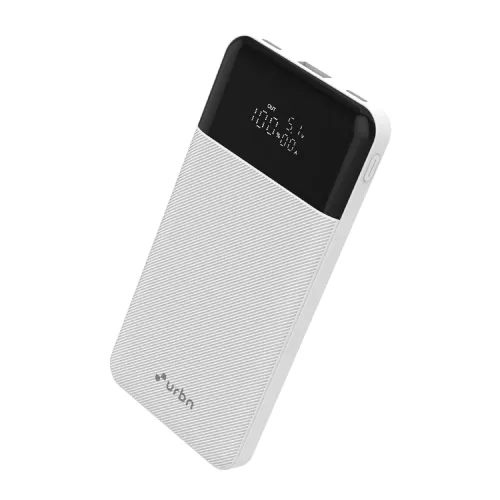 Image of URBN 10,000 mAh Edge Power Bank with Smart LED Display, Ultra Slim & Compact