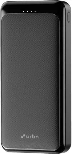Image of URBN 10000 mAh 22.5 W Power Bank (Black, Lithium Polymer, for Mobile, Tablet, Earbuds)