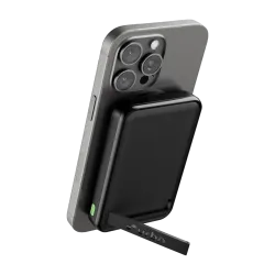 URBN 10000 mAh 22.5 W Wired & Wireless With MagSafe Ultra Compact Pocket Size Power Bank (Black, Lithium, Fast Charging 