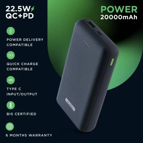 Image of URBN 20000 mAh 22.5 W Pocket Size Power Bank
