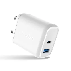 URBN 25W Dual USB Type-C Travel Adaptor with GaN Technology for Google Pixel,