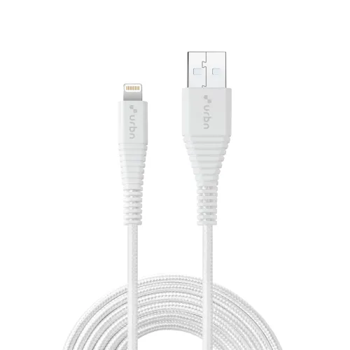 Image of URBN Apple Certified 1.2m Lightning to USB Nylon Braided Charging Cable