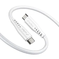 URBN Flow 65W USB-C to C Cable – 1.5m, Fast Charging, White