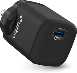 URBN 25 W PD 3 A Wall Charger for Mobile (Black)