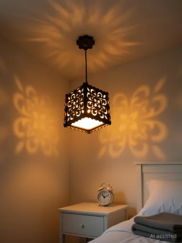 Image of US DZIRE 500PLN Pendant Lamp Ceiling Lamp (Brown)