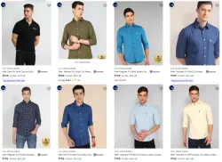 U.S. POLO ASSN. Casual Shirts at minimum 60% Discount