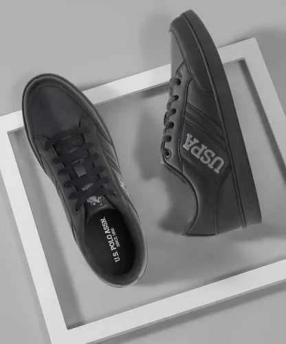 Image of U.S. POLO ASSN. GALA Sneakers For Men (Black , 6)