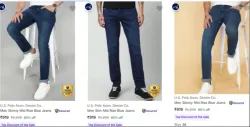 U.S. POLO ASSN. Men jens at minimum 60% Discount