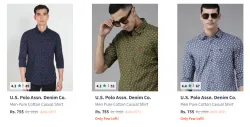 U.s Polo Assn Mens Shirt Upto 64% Off
