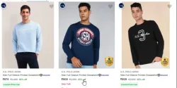 U.S. POLO ASSN. Mens Sweatshirts at minimum 45% Discount