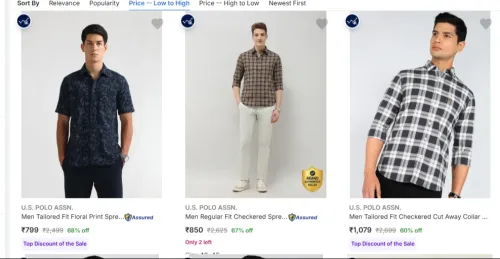 Image of U.S. POLO ASSN. Shirt at minimum 60% Discount