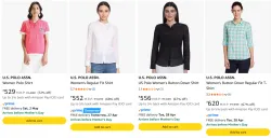 U.S. POLO. ASSN. Womens Shirt upto 72% Discount 
