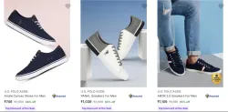 U.S. POLO ASSN. Men’s Casual Shoes at minimum 60% Discount