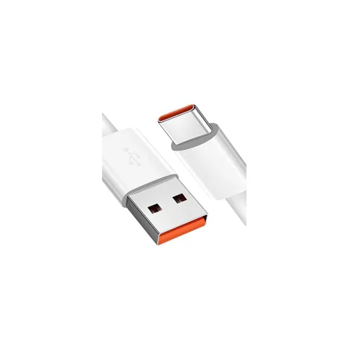 Image of USB C Phone Charging Cable, White 3.3ft