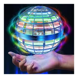 USB Rechargeable Flying Spinner Ball Toy with RGB Lights