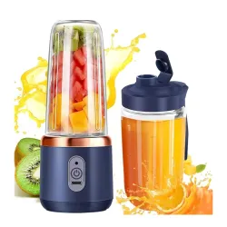 Portable Blender Juicer with Travel Bottle, Personal Size Smoothie Maker,