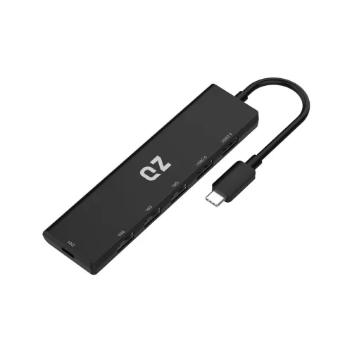 Image of [USB 3.2 10 Gbps, 6 Ports] QZ USB Hub 3.2 for Next Gen Office Work Stations