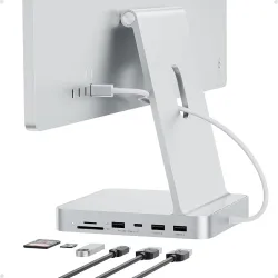 USB C HUB for iMac 24 inch M1/M3/M4 with M.2 NVMe 4TB SSD Enclosure