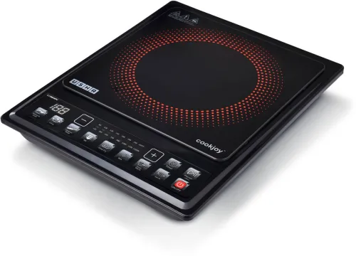 Image of USHA 1350 W Induction Cooktop Push Button  (Black, CJ1350WPC)