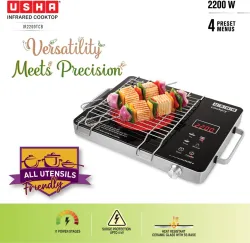 USHA 2200 W Infrared Cooktop Touch Panel
