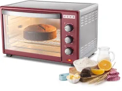 USHA 42-Litre Oven Toaster Grill (OTG)  (OTGW3642RCSS, Wine & Matte Black)