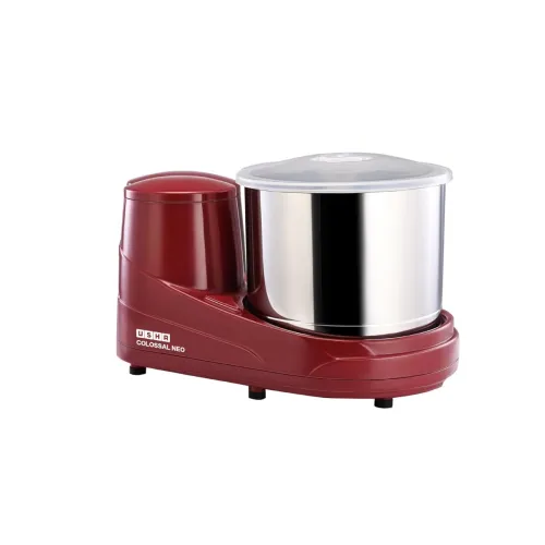 Image of USHA Colossal Neo 2 litres Table-Top Wet Grinder, 150W 100% Copper Motor, Dual Stones, Stainless Steel Drum