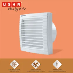 USHA Crisp Air Premia - BV with 2 Year Warranty Exhaust Fan (White | Pack of 1)